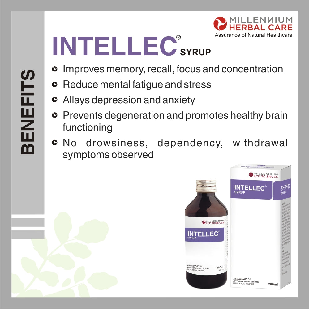 INTELLEC SYRUP | 200 ml X  3 Bottles