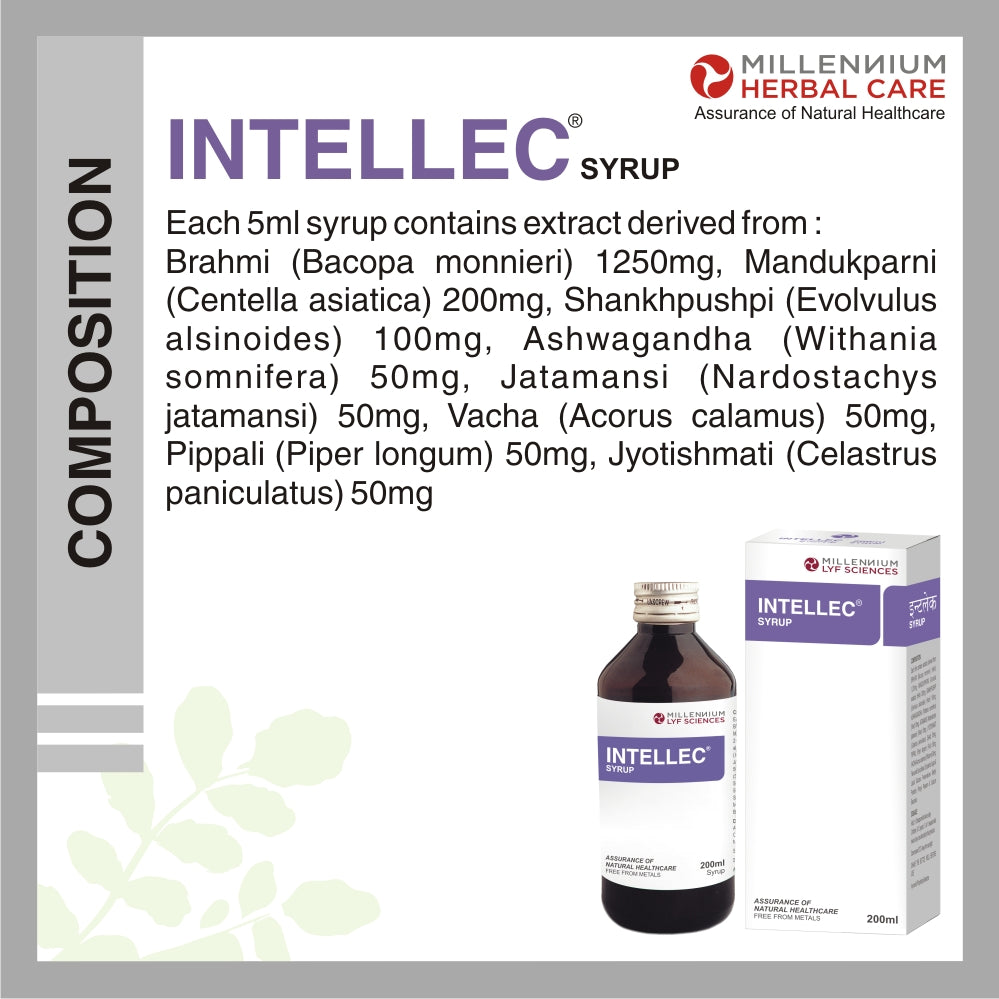 INTELLEC SYRUP | 200 ml X  3 Bottles